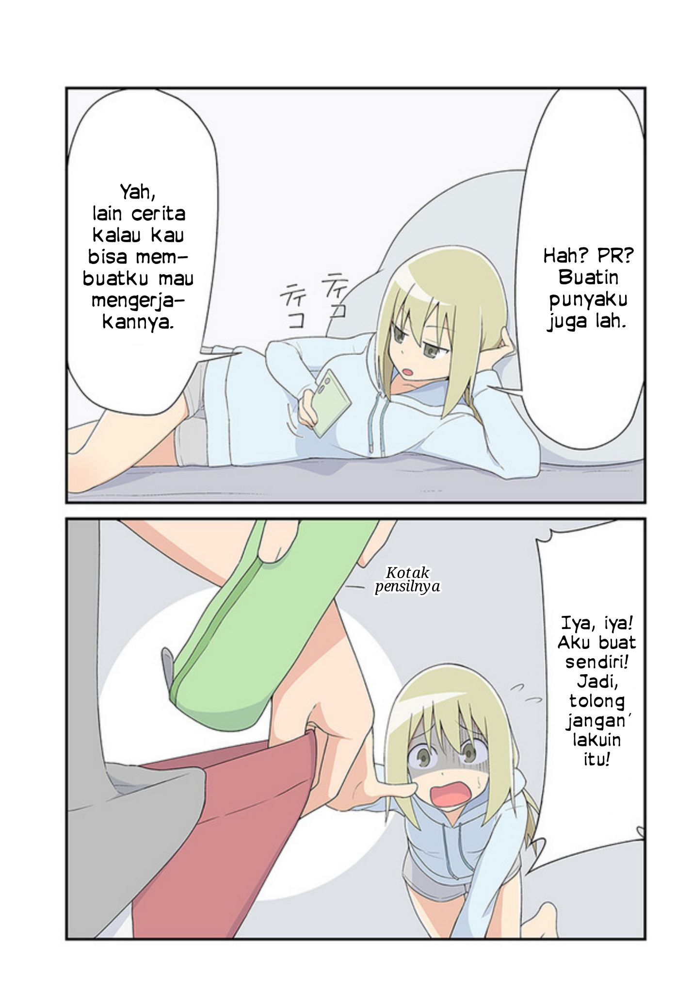 Mayuri-chan Who Quickly Gives Up Chapter 01 Bahasa Indonesia